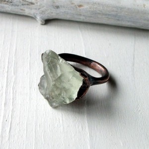 Amethyst Copper Ring