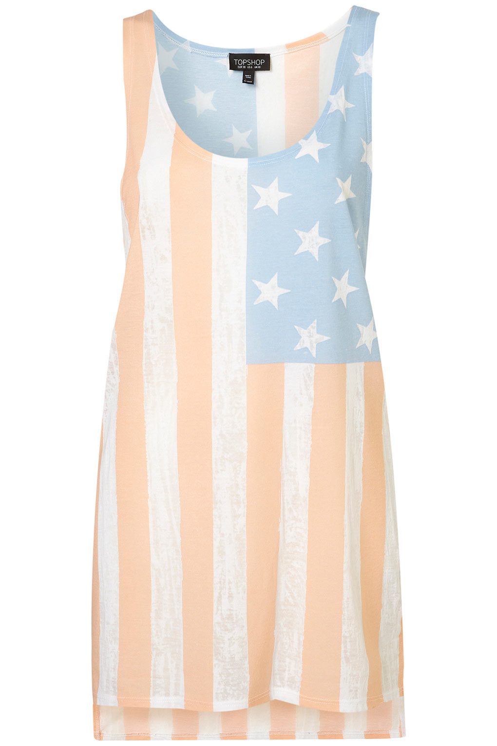 Burnout Flag Vest from TopShop