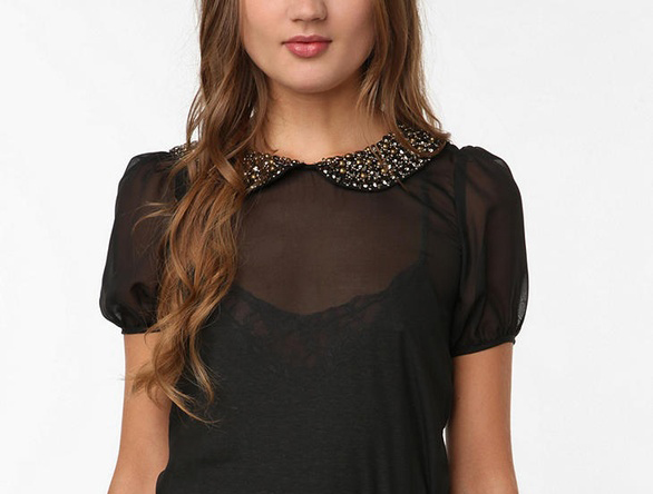 Jewelled-Collar Blouse by Pins and Needles