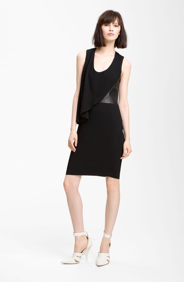 Alexander Wang Leather Detail Dress