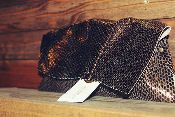 Leather Clutch by salvageshop