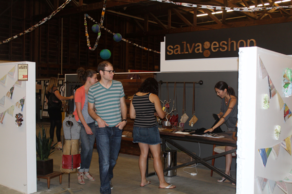 salvageshop booth at Crafted's Etsy Party