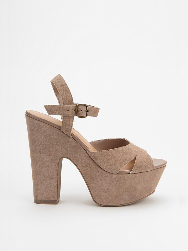 Suede Platform Heel by Kimchi Blue