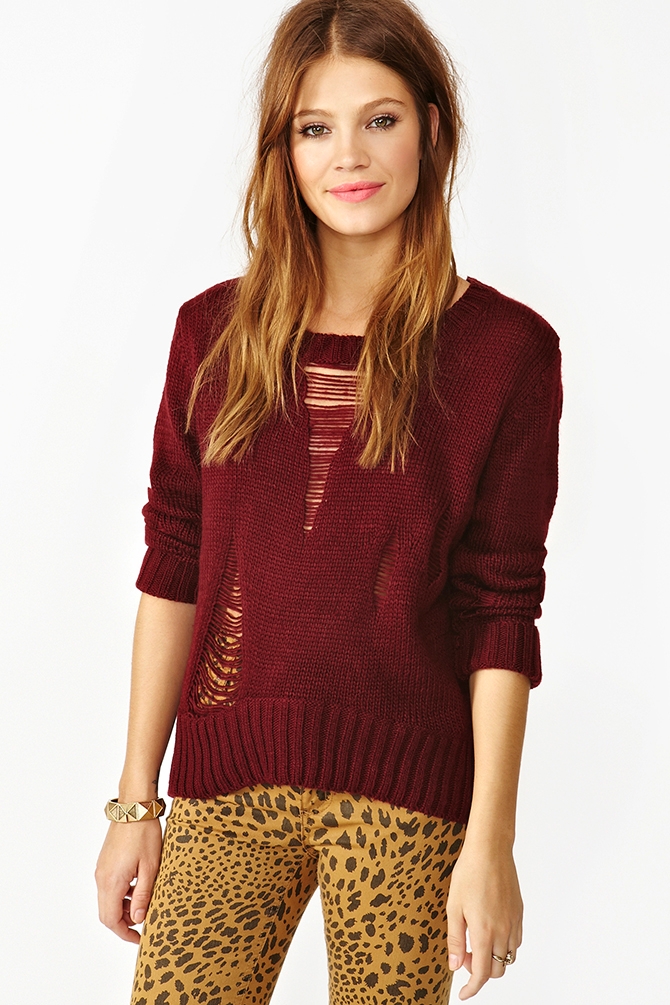 Soho Shredded Knit from Nasty Gal