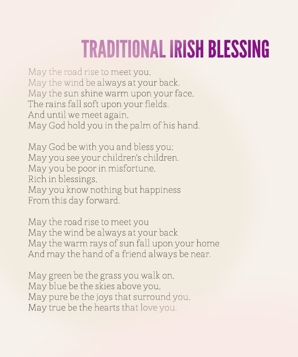 traditional Irish blessing