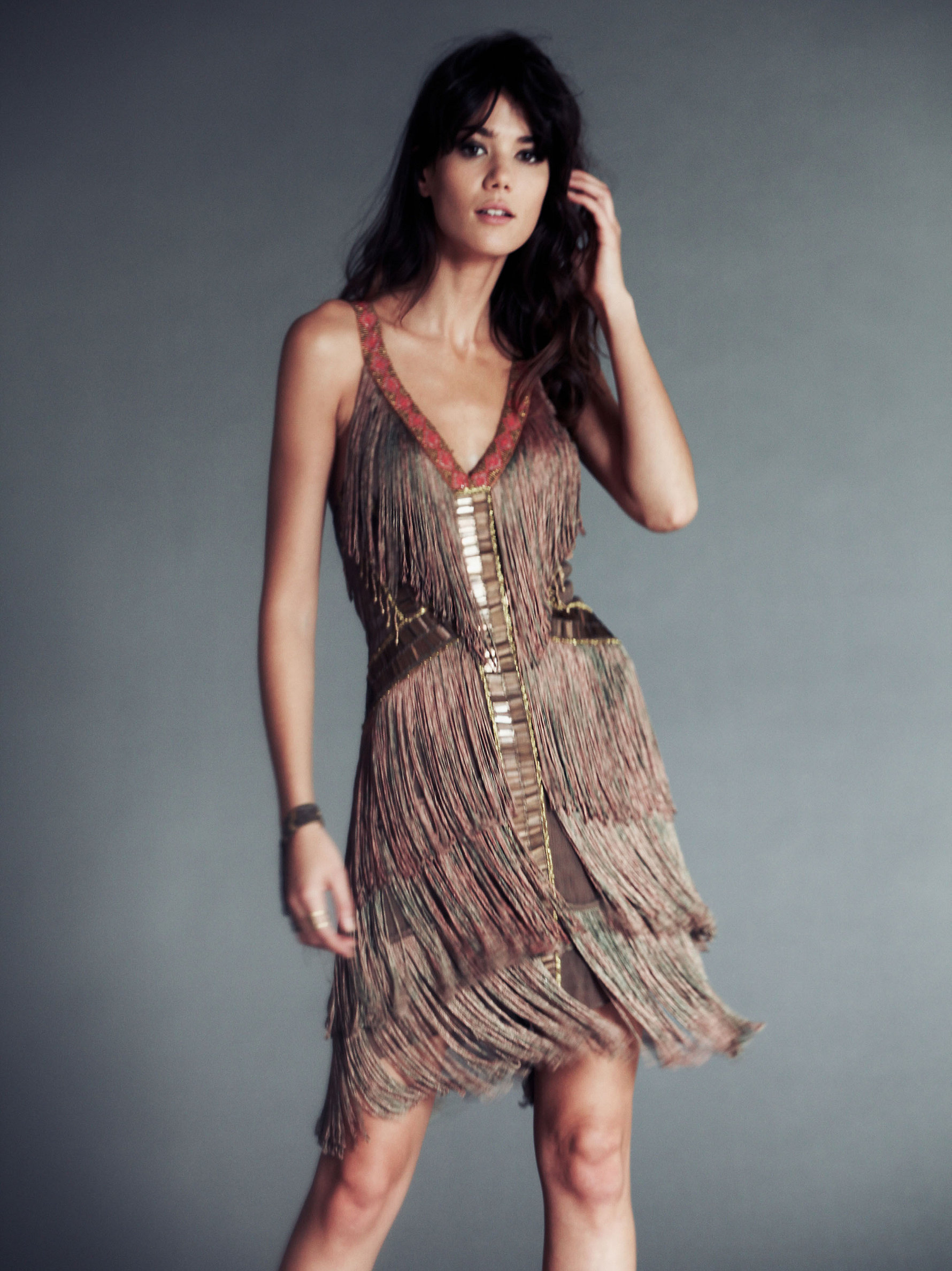 Fire Circle Fringe Dress from Free People